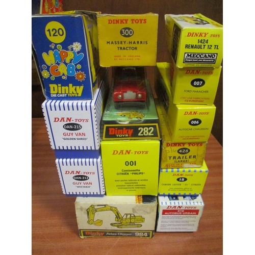 297 - Dinky. Collection including Cole Mobile Airport Fire Rescue No 263, Crane No 971, Conveyancer Fork L... 