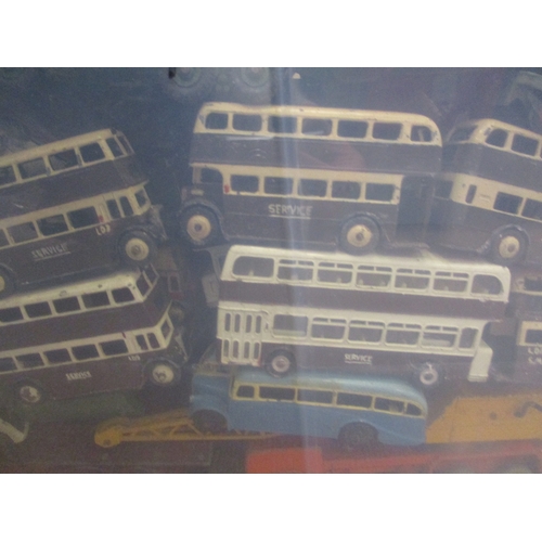 308 - Dinky. Unboxed collection including buses, cars, military etc generally good. Qty 100's (B)