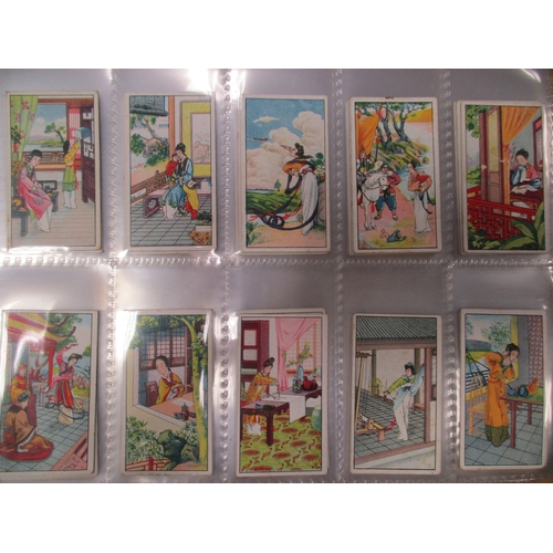 31 - East Asia collection in plastic sleeves including odds from BAT strange stories, Chinese girls (B), ... 