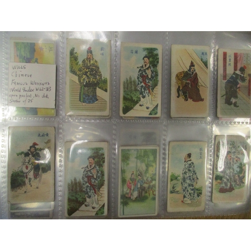 31 - East Asia collection in plastic sleeves including odds from BAT strange stories, Chinese girls (B), ... 