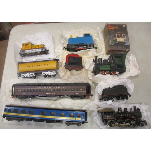 377 - Unboxed O gauge locomotives, coaches, wagons and track, generally very good to excellent, includes 4... 