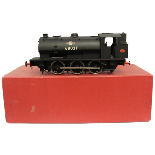 383 - Bachmann Brassworks. LNER J94 0-6-0T locomotive, painted black with high bunker, near mint in excell... 