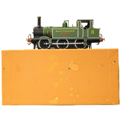 397 - Sancheng. O gauge 0-6-0 tank locomotive Southern green No.11 'NEWPORT' excellent to near mint in goo... 