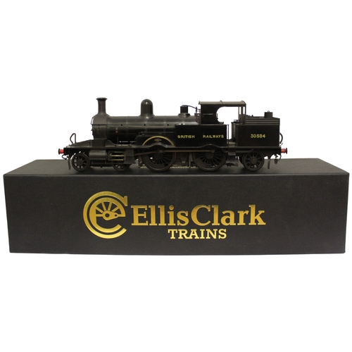 398 - O gauge kit built (built by Chris Wesson) 4-4-0 tank locomotive BR black 30584 generally excellent i... 