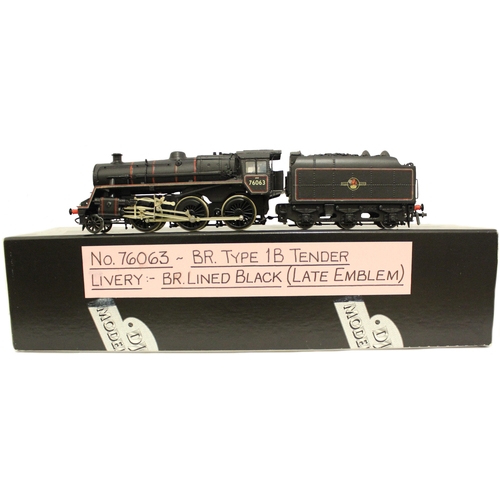 441 - DJH. OO gauge kit built K60 Standard Class 4 2-6-0 livery BR. lined black with late emblem locomotiv... 