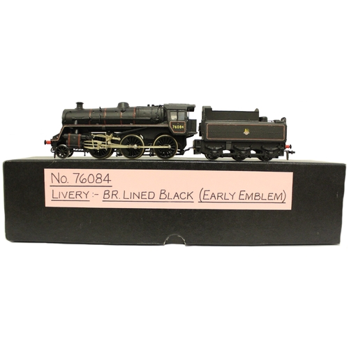 442 - DJH. OO gauge kit built K60 Standard Class 4 2-6-0 livery BR. lined black with early emblem locomoti... 