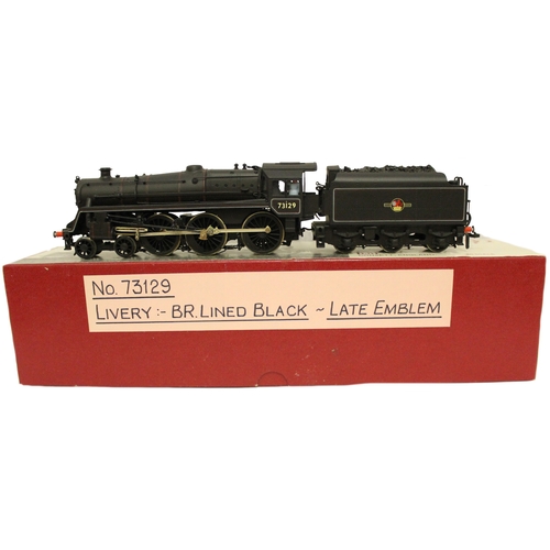 444 - DJH. OO gauge kit built K51 BR Standard Five 4-6-0 livery BR. lined black with late emblem locomotiv... 