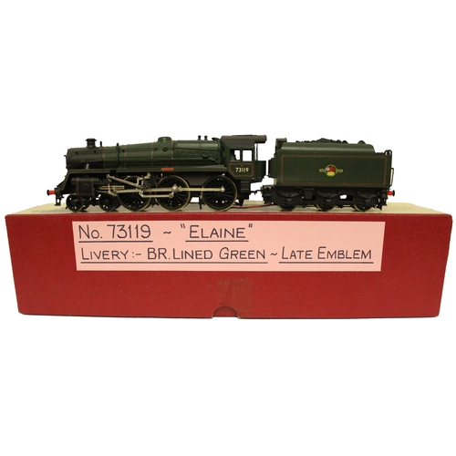 444 - DJH. OO gauge kit built K51 BR Standard Five 4-6-0 livery BR. lined black with late emblem locomotiv... 