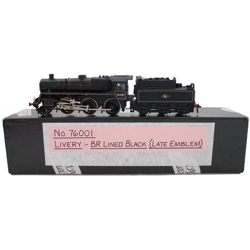 445 - DJH. OO gauge kit built K60 Standard Class 4 2-6-0 livery BR. lined black with late emblem locomotiv... 