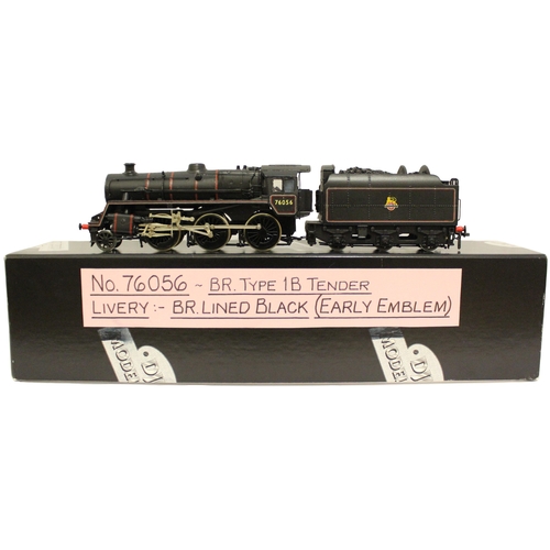 447 - DJH. OO gauge kit built K60 Standard Class 4 2-6-0 livery BR. lined black with early emblem locomoti... 