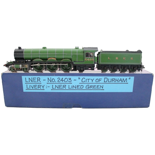 449 - DJH. OO gauge kit built K62 4-6-2 LNER lined green 