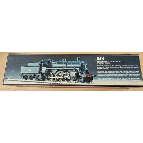 467 - DJH. OO gauge kit built K61 2-6-0 livery BR. lined black with early emblem locomotive and tender 770... 