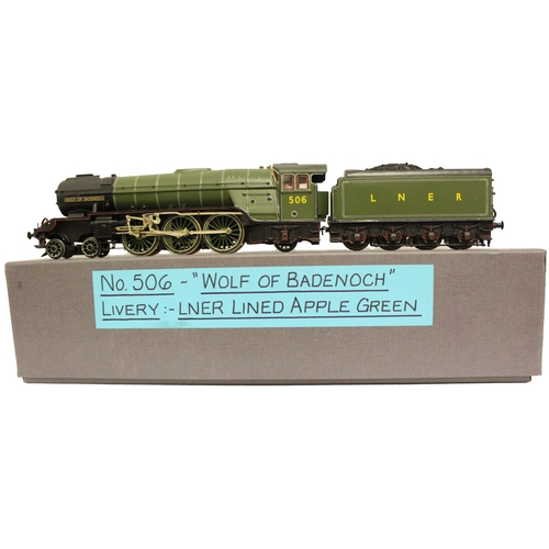 478 - DJH. K103 OO gauge kit built Thompson A2/2 Class 'Wolf Of Badenoch' 4-6-2 LNER lined apple green 506... 