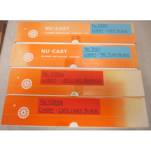 557 - Nu-Cast. Range of OO gauge kit built 2-4-2 locomotives, generally excellent to mint in excellent to ... 