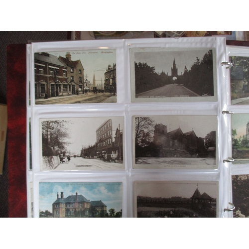 58 - Misc. coln. in 2 modern albums. Birmingham range (mainly central) but better cards noted of Edgbasto... 