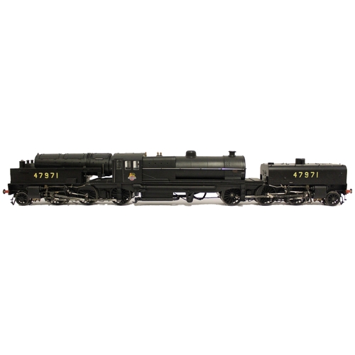 645 - Heljan. OO gauge No.266210 Beyer Garratt 47971 lightly weathered BR black 2-6-6-2 locomotive, mint i... 