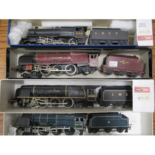 646 - Hornby Dublo. Collection of locomotives including steam with tenders, tanks and diesel shunter gener... 