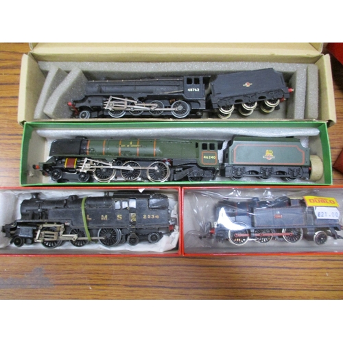 646 - Hornby Dublo. Collection of locomotives including steam with tenders, tanks and diesel shunter gener... 