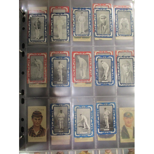 Collection of odds in album including Allen & Ginter The World's