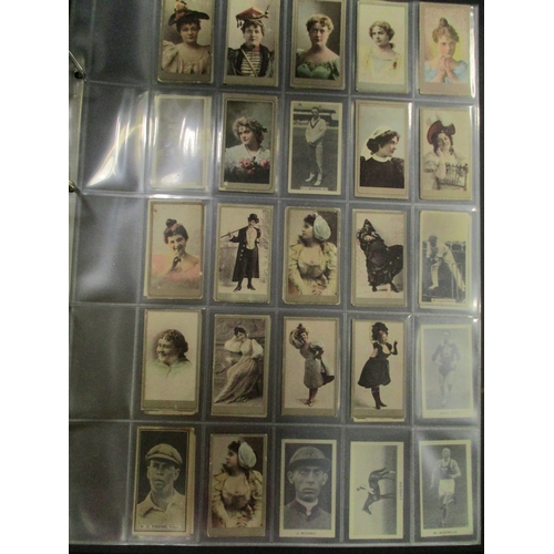 9 - Collection of odds in album including Allen & Ginter The World's Champions (6), American Tobacco Co ... 