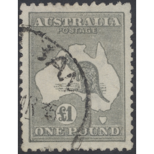 114 - Australia. Impressive KGV-KGVI U/FU coln on hingeless album leaves. Strength in 'Roos incl 1913-14 s... 