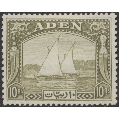 10 - Impressive BC KGVI M/U coln in SG KGVI album. Very well-filled, incl 1937 Aden Dhows set M, Antigua ... 