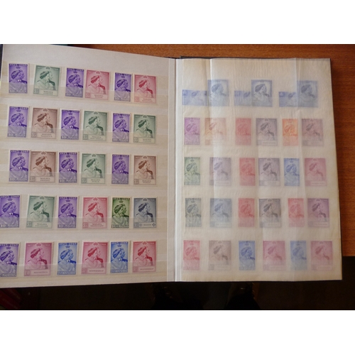 101 - KGV-QEII M/U Omnibus coln in 2 stockbooks, most appear fairly complete, incl 1935 SJ M/U (approx 237... 