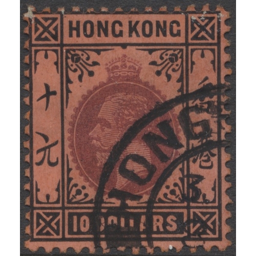 124 - Hong Kong. QV-QEII used coln on stock leaves, incl 1862-3 vals to 96c, 1863-71 to 96c brown-grey, 18... 