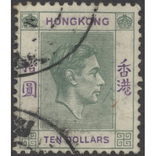 124 - Hong Kong. QV-QEII used coln on stock leaves, incl 1862-3 vals to 96c, 1863-71 to 96c brown-grey, 18... 