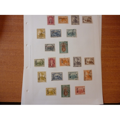 171 - Iraq. Used coln on album pages, incl 1918-21 surch vals to 10r on 100, 1920-23 ovptd vals to 1r, 192... 