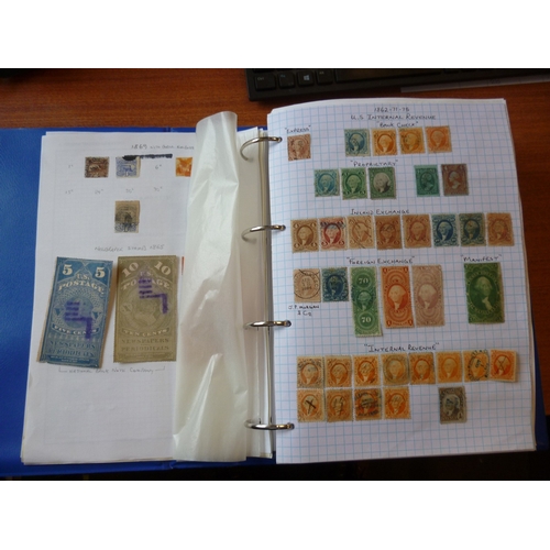 184 - USA. Early to modern M/U coln in stockbooks and loose, incl 1857-61 vals to 10c green U, 1861-66 12c... 