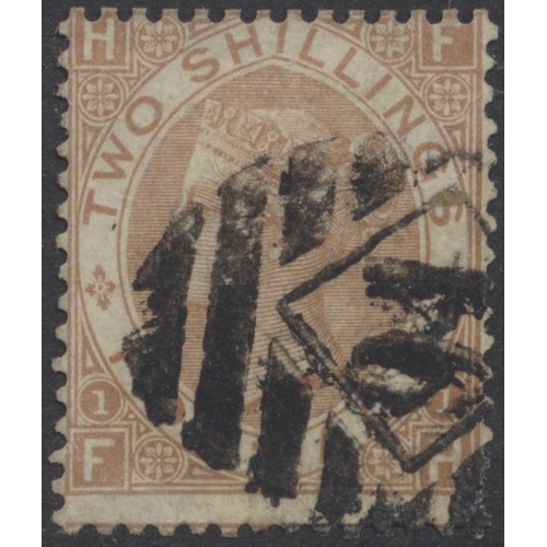 190 - QV-KGVI used coln in 1 album with Lighthouse hingeless leaves, incl 1840 1d black (x15) with SG1 and... 