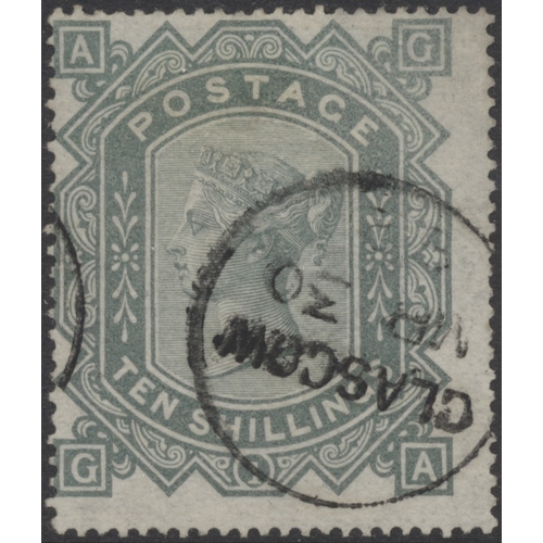 190 - QV-KGVI used coln in 1 album with Lighthouse hingeless leaves, incl 1840 1d black (x15) with SG1 and... 