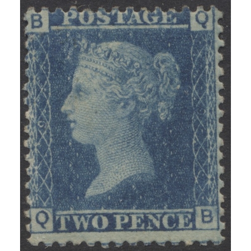 191 - QV-KGVI M/U coln in 1 stockbook, in mixed condition throughout. Incl 1840 1d black (x2) 4 and 3 marg... 