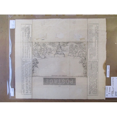 195 - QV-QEII M/U coln in albums, stockbooks and loose. Incl unused 1840 1d Mulready sheet (with some tear... 