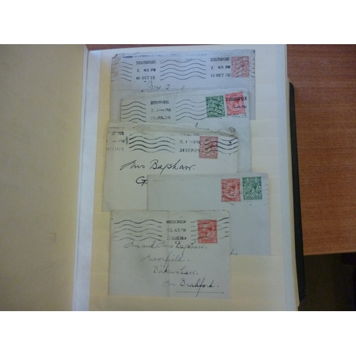 203 - KGVII-KGVI covers coln from 1908-48, with town cancels and cds, slogan pmks etc. With approx 270 cov... 