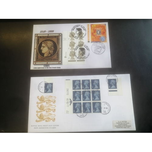 317 - Machin definitive FDCs, 1971-2019, incl interesting items, with bklt panes, coils, Regionals, H/Vs, ... 