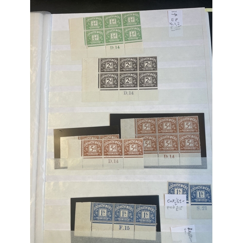 321 - Postage Dues. A specialised KGV-QEII mint coln of Postage Dues in cylinder blocks, strips and single... 