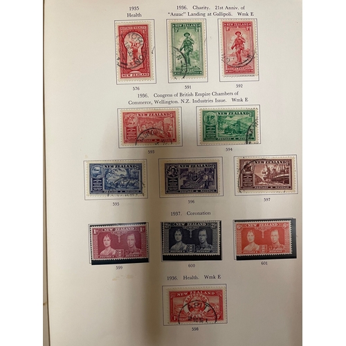 62 - A mixed early to modern mint and used world coln in 16 vols with New Zealand, Australia, Germany, It... 