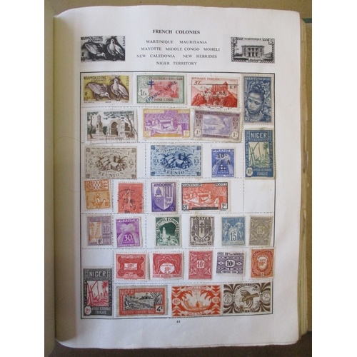 92 - World misc early to modern M/U coln in 4 albums and loose. China, French colonies, GB, etc. Loose ra... 