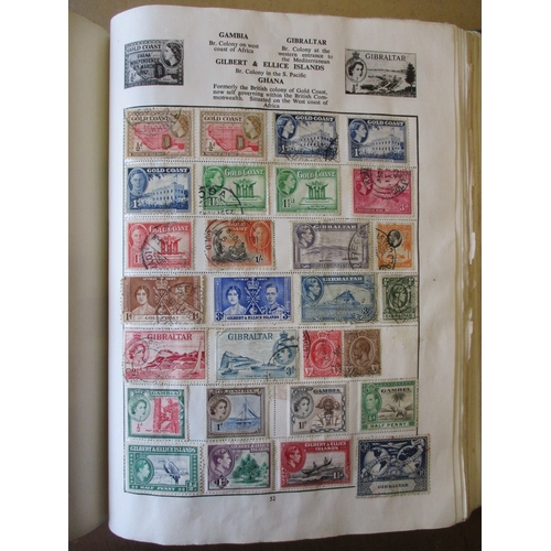 92 - World misc early to modern M/U coln in 4 albums and loose. China, French colonies, GB, etc. Loose ra... 