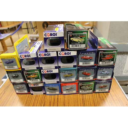 285 - Corgi. Collection of Vanguards including Drive Time, Ford, Land Rover, Vauxhall etc generally mint i... 