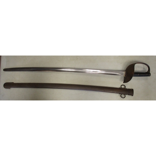 119 - 1899 Pattern cavalry trooper's sword and scabbard by Wilkinson, ricasso marked arrow/crown/35/W, oth... 