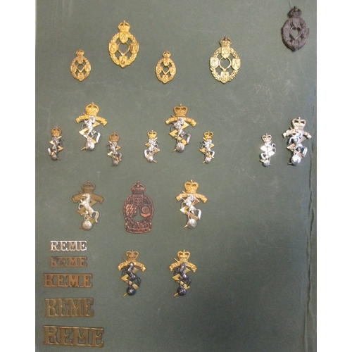 167 - Good Maltese badge and insignia collection (40 items) mounted on card including Royal Malta Artiller... 