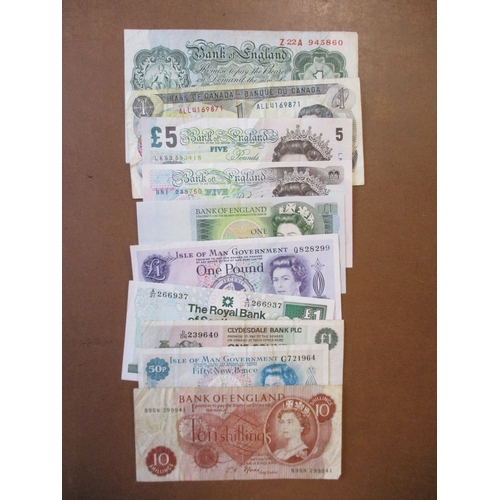 215 - Range with O'Brien white £5 Z60 very fine, Somerset 1984 £20 16A first series extremely fine, etc. Q... 