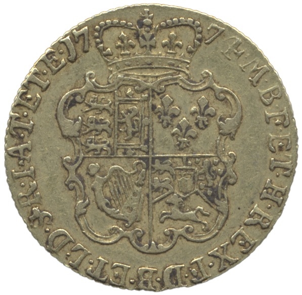 1774 guinea good fine. (See photo) (Y)