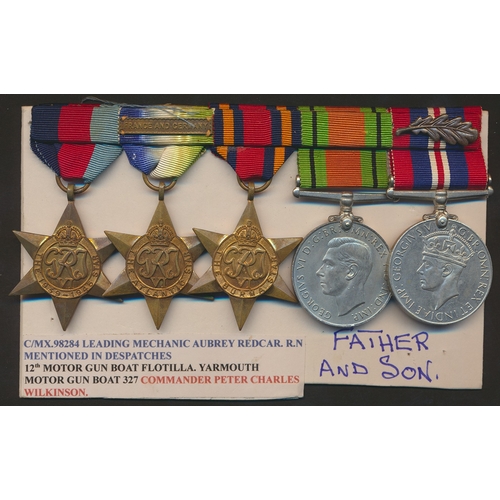 41 - 1. Father's WW1 BWM, Victory Medal, Territorial Force War Medal, Silver war Badge No 465173, WW2 Def... 