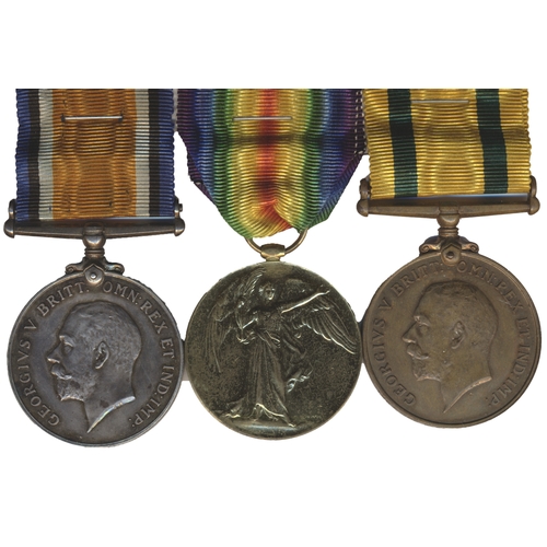 42 - WW1 BWM, Victory Medal and Territorial Force War Medal to Lieut W.F. Critchell (1567 Cpl Wilts R. on... 