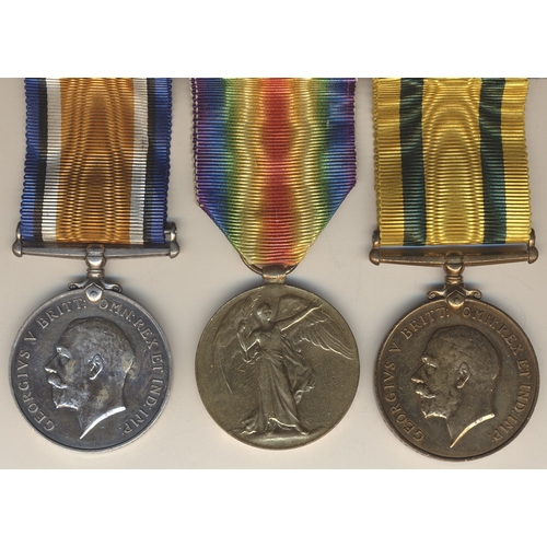 50 - WW1 BWM, Victory Medal and Territorial Force War Medal to 502033 Spr J. Blackwell R.E. good very fin... 