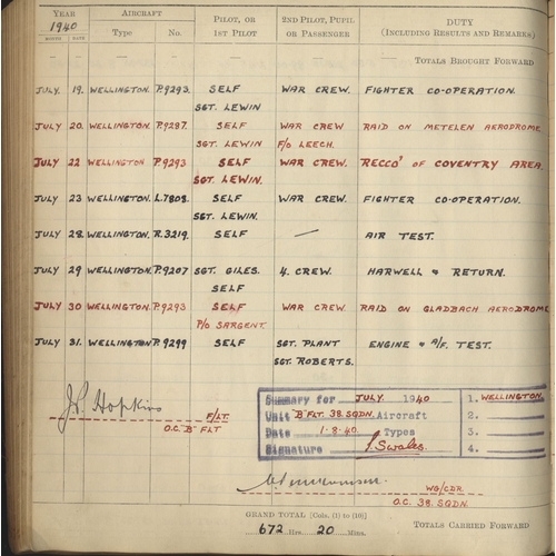 56 - A WW2 bomber pilot's unique triple gallantry group, Distinguished Service Order (suspension bar date... 